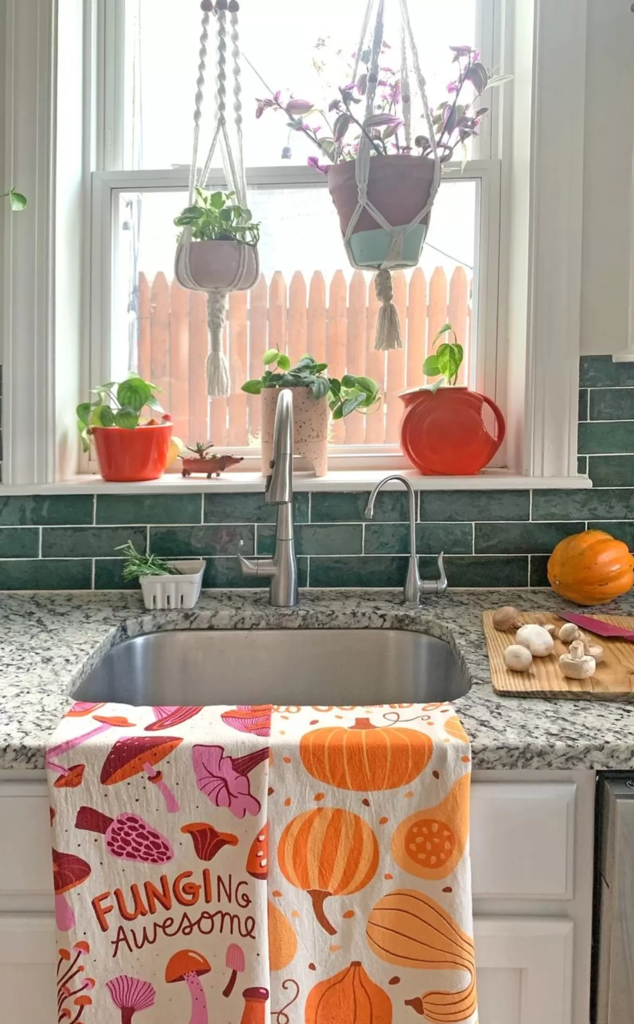 Fall Feast - A Mushroom & Gourd Tea Towel Set