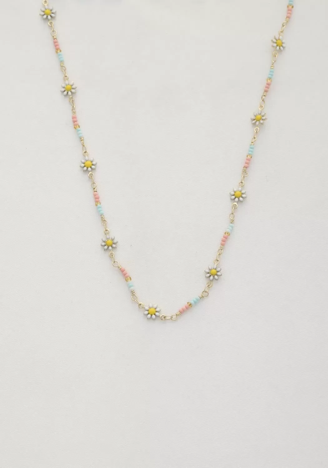 Flower Beaded Necklace