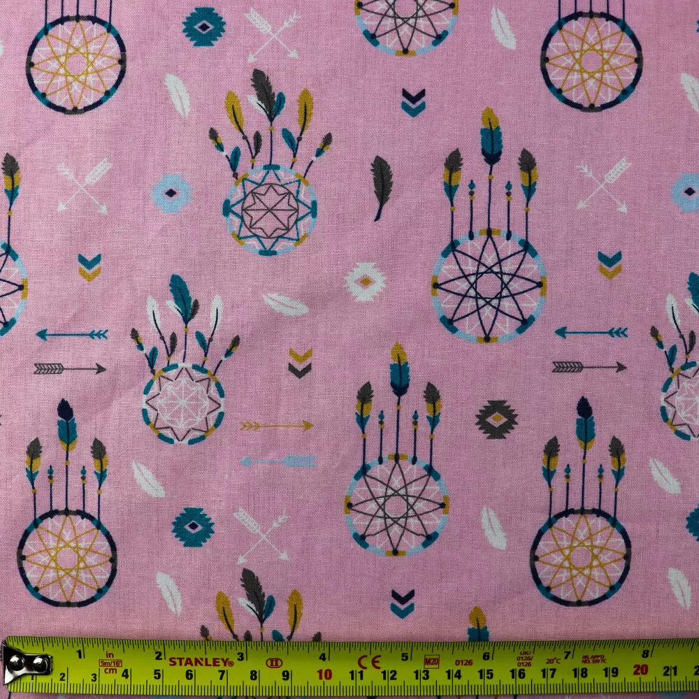 FS681 Totem Dream Catcher Pink