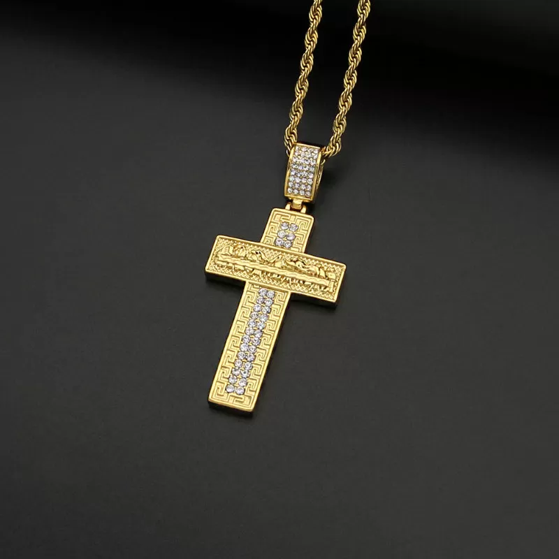 Gold-plated Cross Pendant