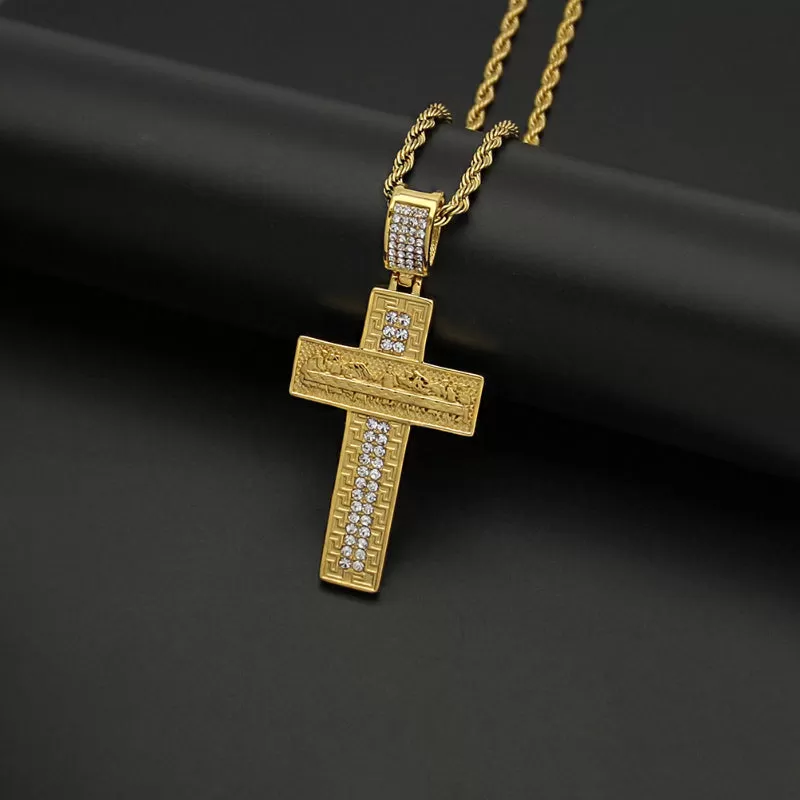 Gold-plated Cross Pendant