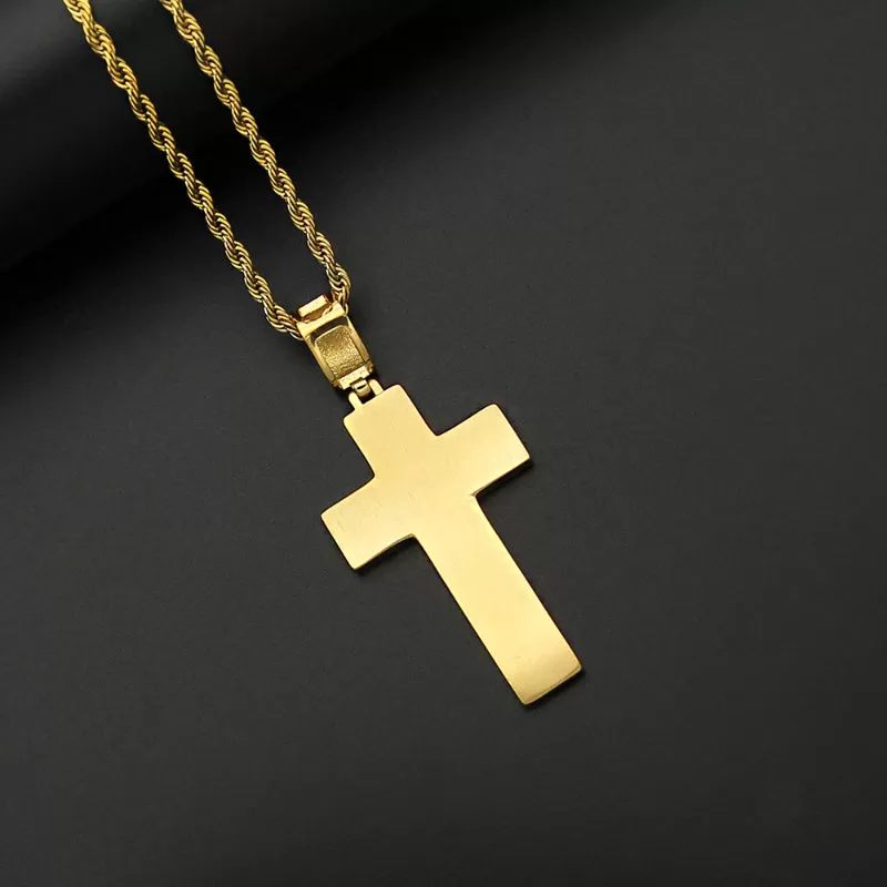 Gold-plated Cross Pendant