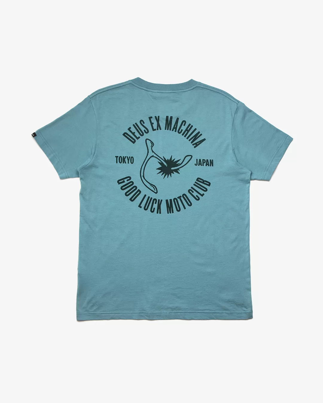 GOOD LUCK TEE - SMOKE BLUE