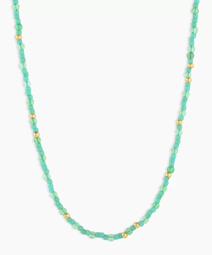 Gorjana Poppy Gem Necklace - Aventurine