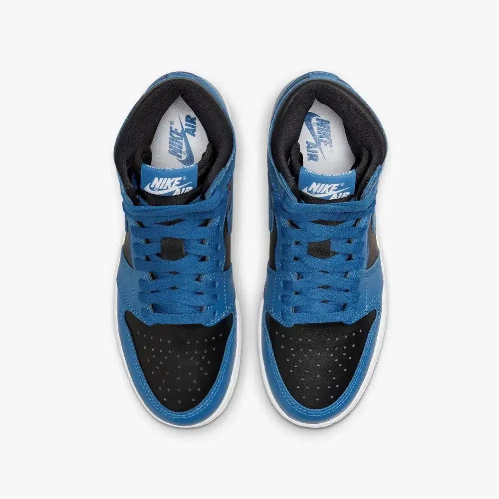 (GS) Air Jordan 1 Retro High OG 'Dark Marina Blue / Black' (2022) 575441-404