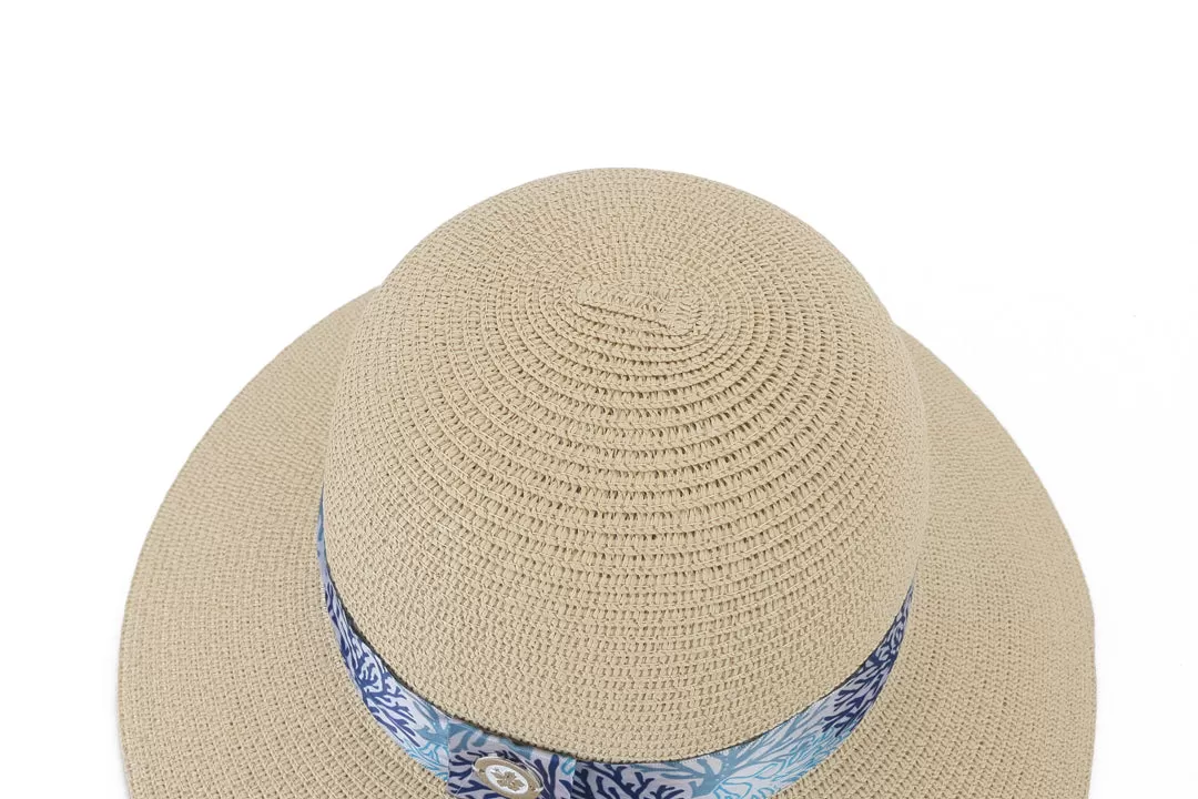 Hat Orchid Beige Coral Blue