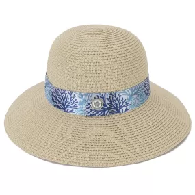 Hat Orchid Beige Coral Blue