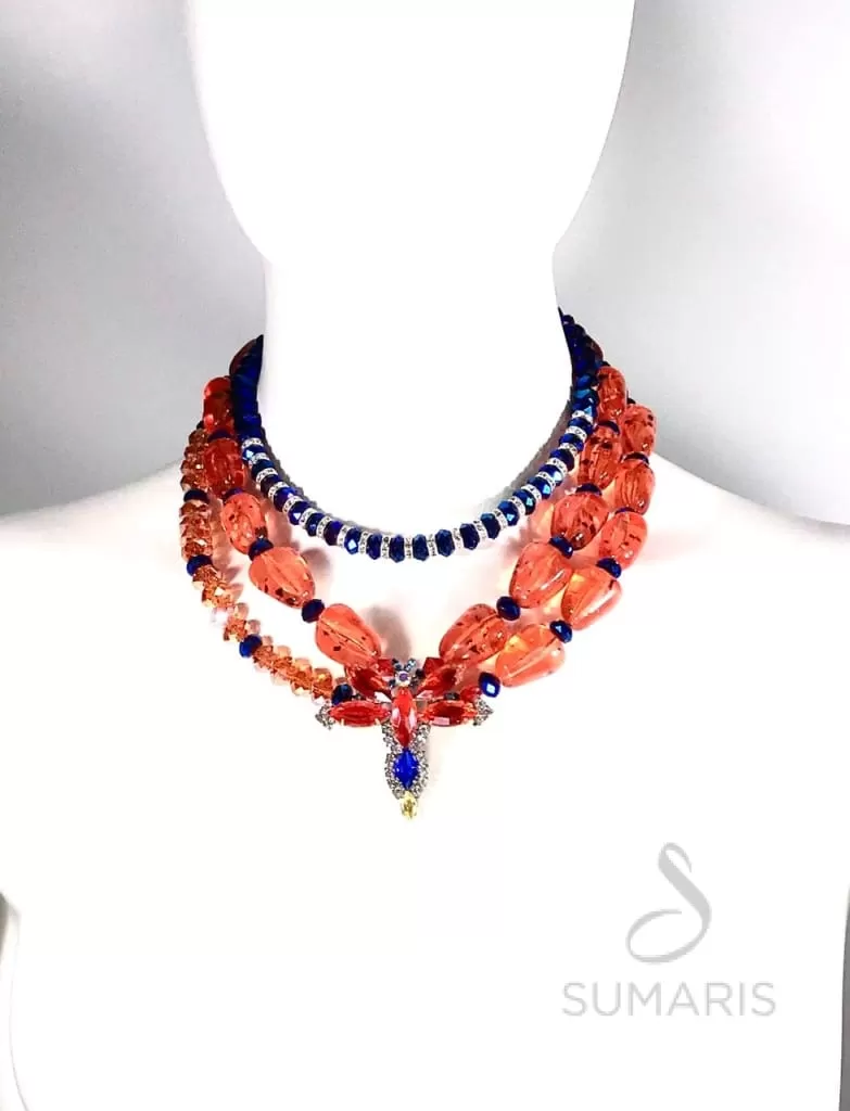 HOVER OOAK STATEMENT NECKLACE