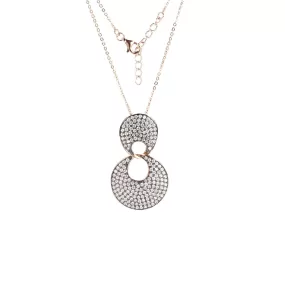 Interlocking Circle Pendant Necklace