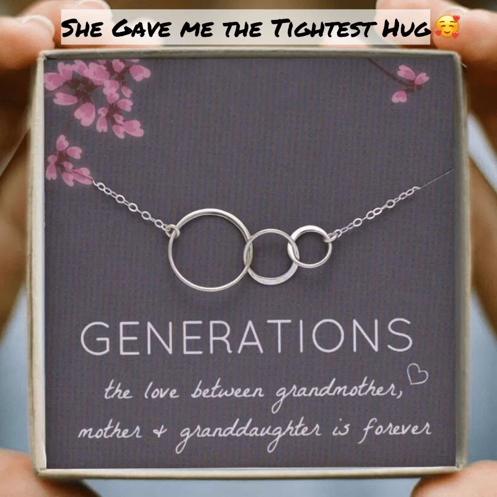 It Is A Blessing - The Three Generations Necklace