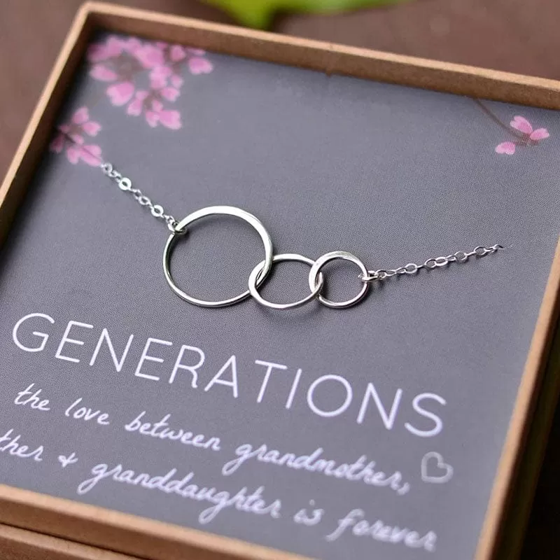 It Is A Blessing - The Three Generations Necklace