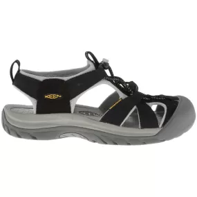 Keen Venice H2 Black Neutral Grey Womens Closed-Toe Slip-On Hiking Sandals - UK 4