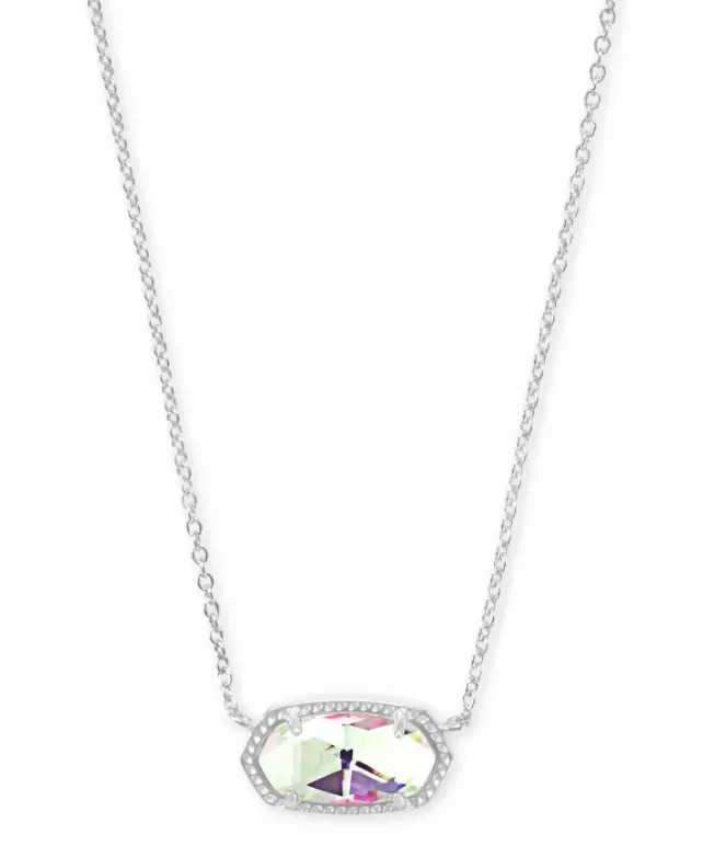 Kendra Scott Elisa Pendant Necklace - Dichroic Glass/Gold