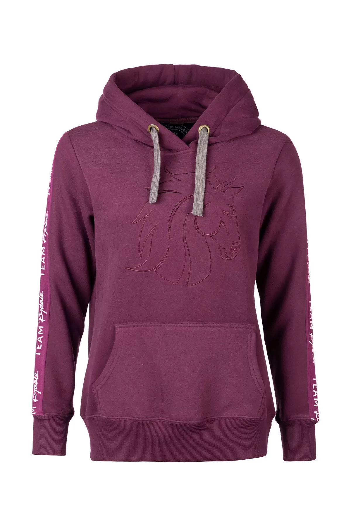 Ladies Horse Head Overhead Hoody