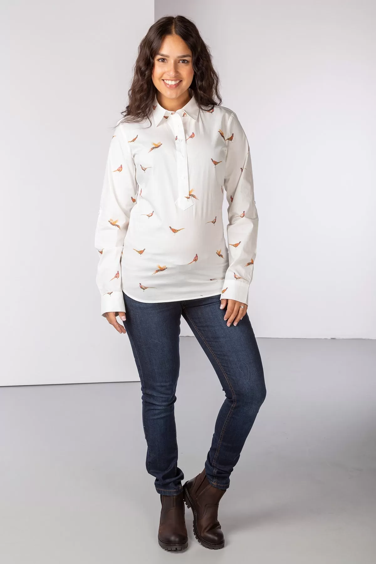 Ladies Printed Overhead Shirt - Wistow