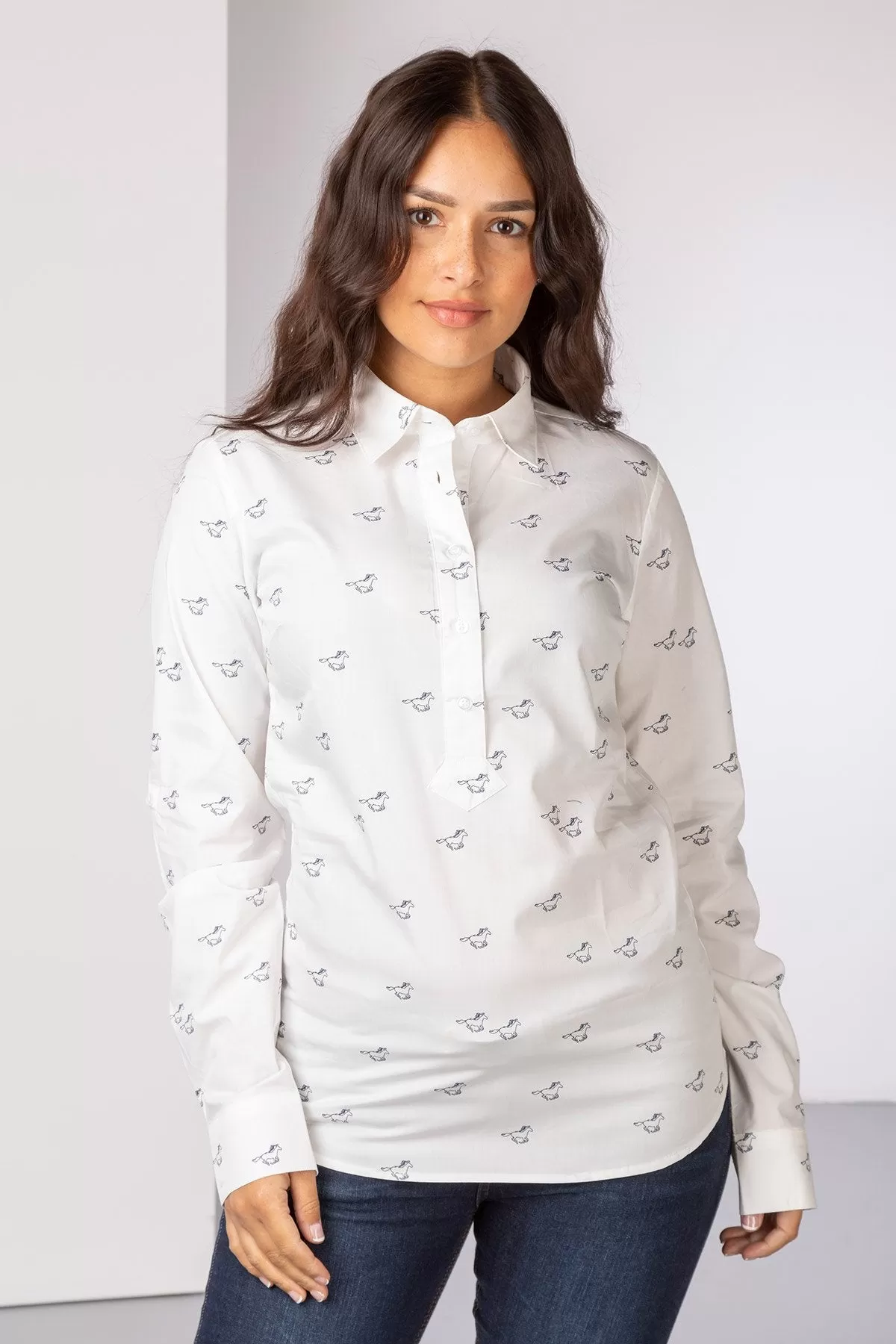 Ladies Printed Overhead Shirt - Wistow