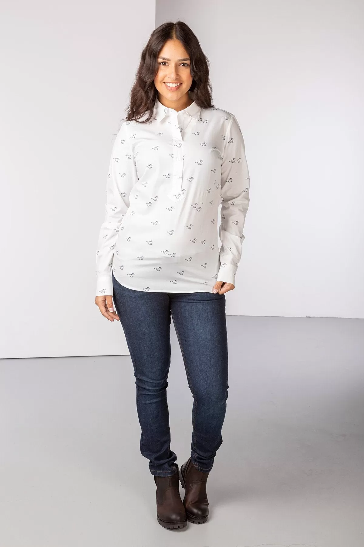 Ladies Printed Overhead Shirt - Wistow