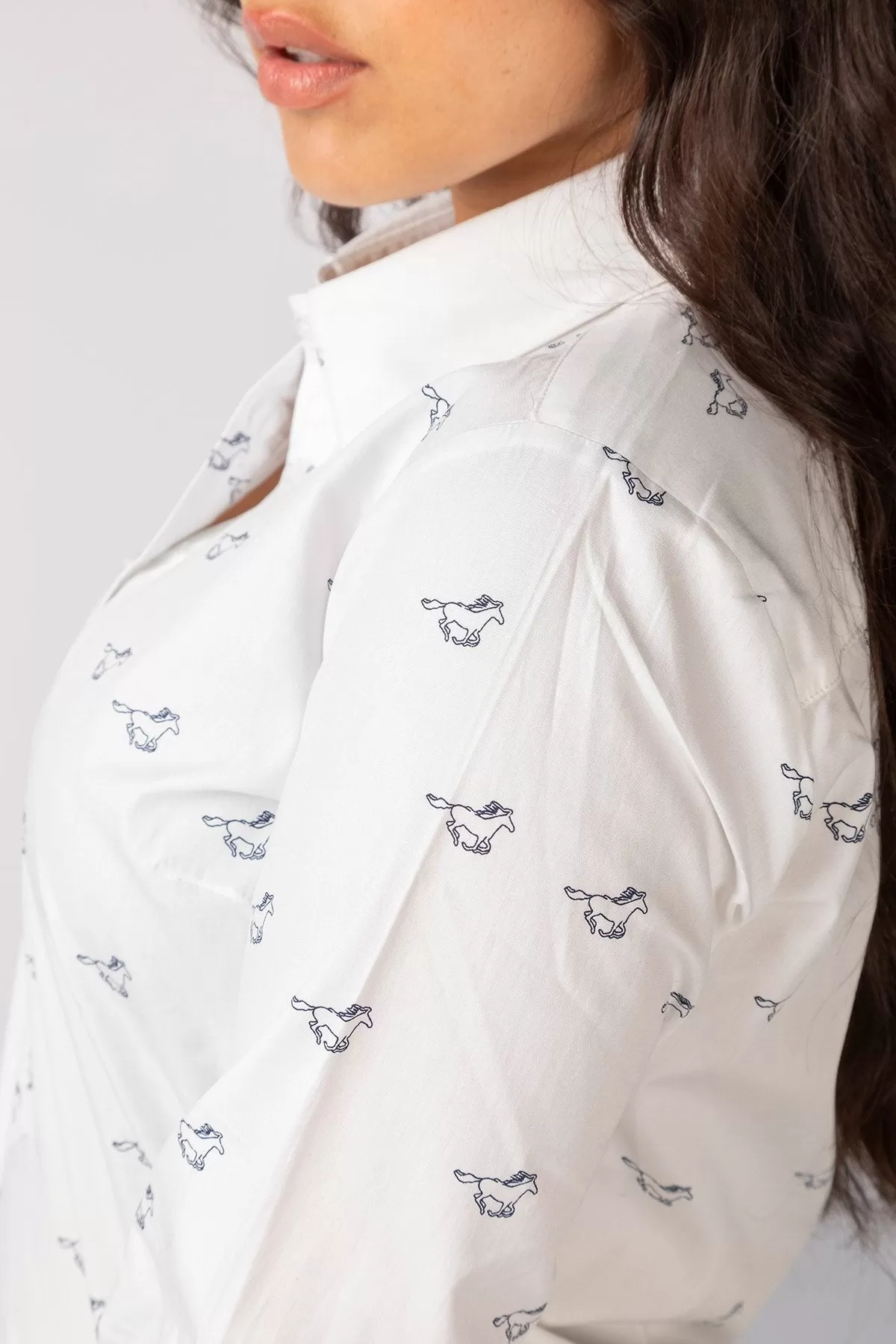 Ladies Printed Overhead Shirt - Wistow