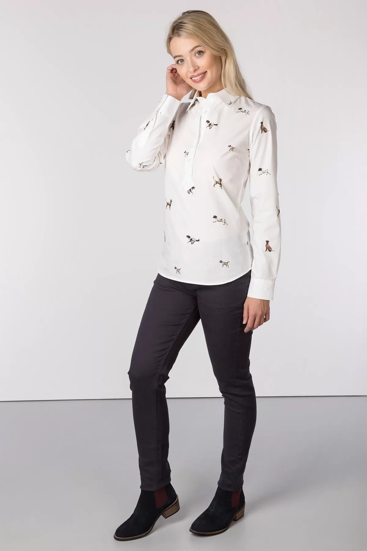 Ladies Printed Overhead Shirt - Wistow