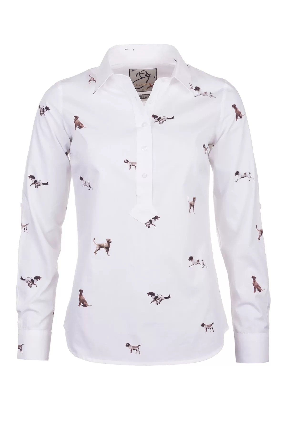 Ladies Printed Overhead Shirt - Wistow