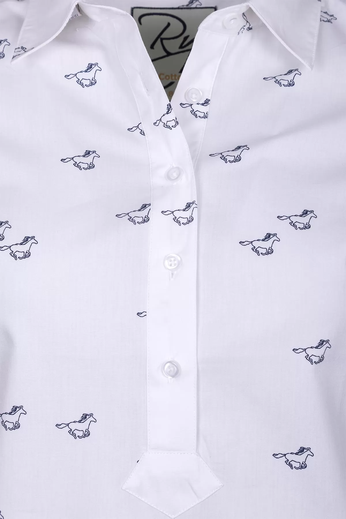 Ladies Printed Overhead Shirt - Wistow