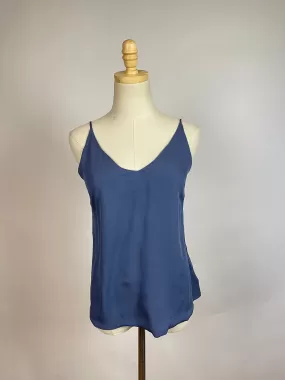 L'agence Blue Silk Tank (XS)