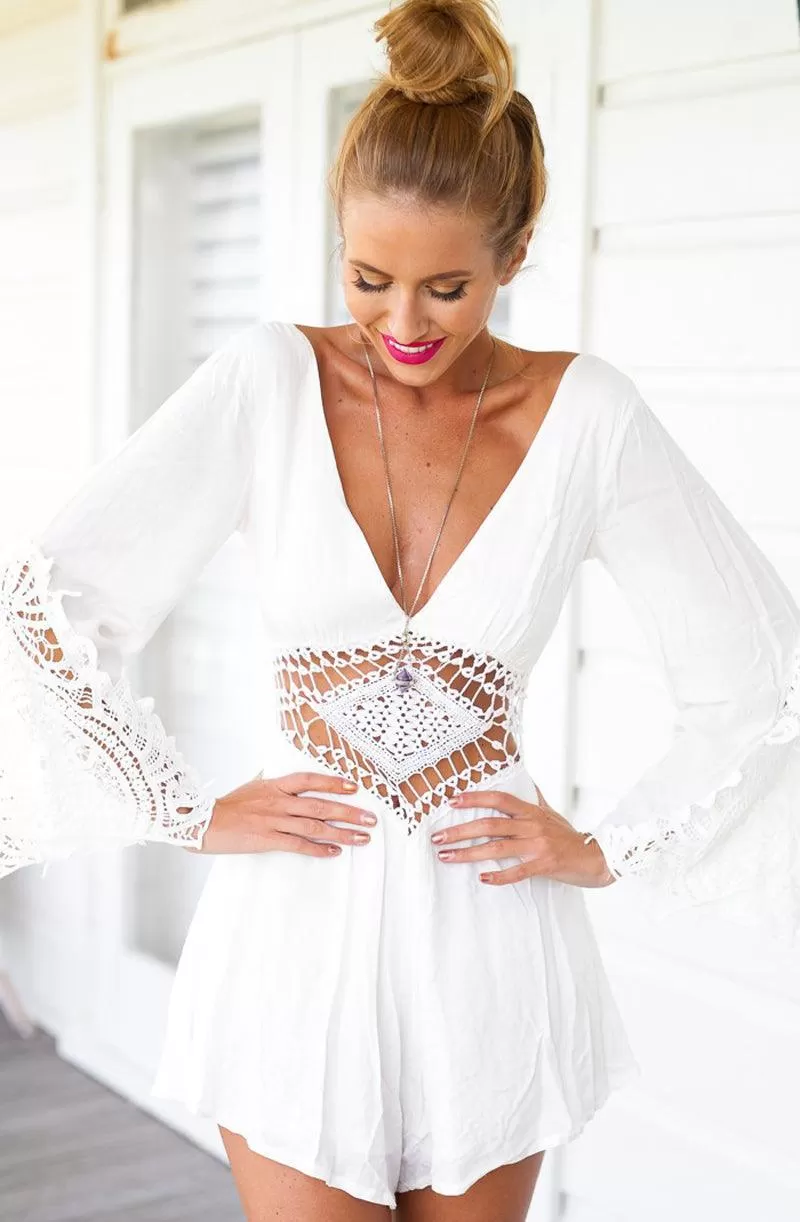 LOVE & LACE ROMPER