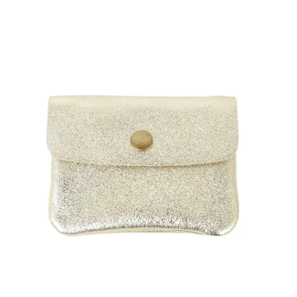 Maison Fanli | Coin Purse - Metallic Gold