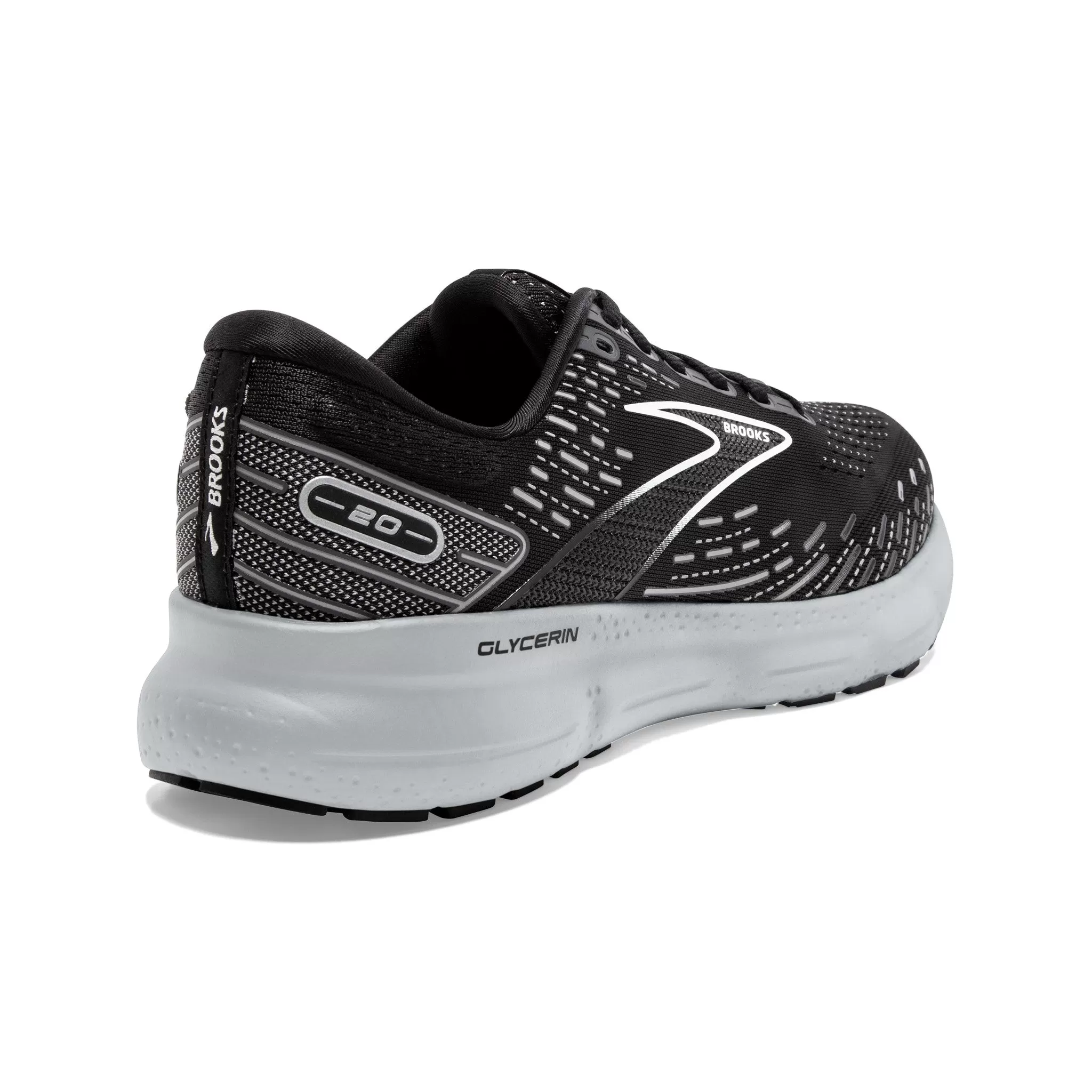 Men's Glycerin 20 - Black / White / Alloy