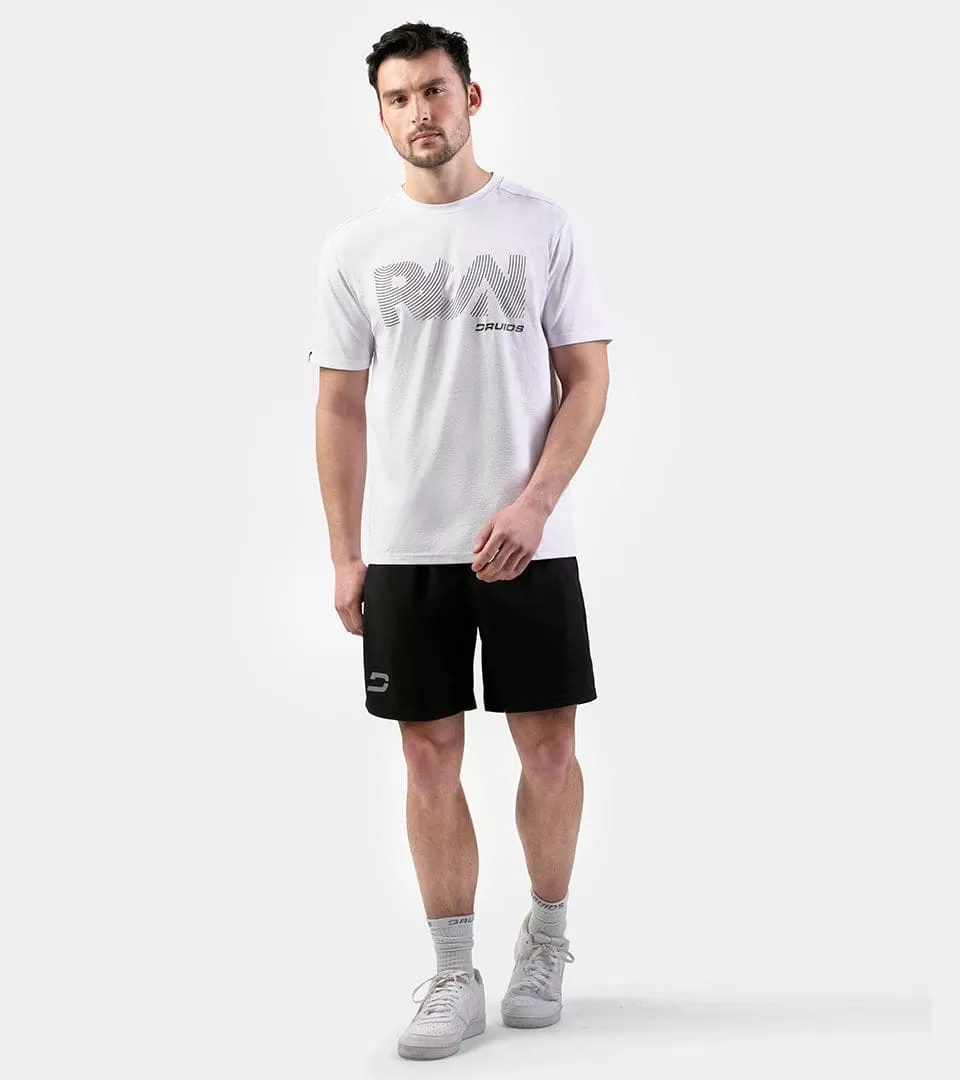 MEN'S RUN SPORTS T-SHIRT - WHITE