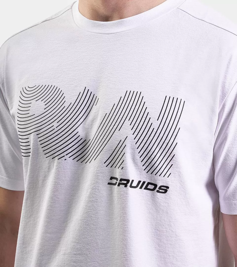 MEN'S RUN SPORTS T-SHIRT - WHITE