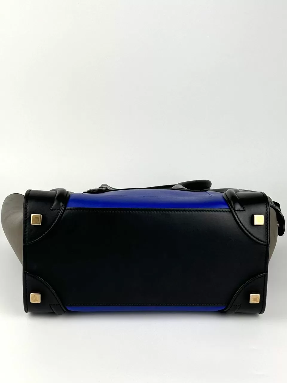 Micro Luggage Blue / Black / Brown Tricolor