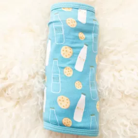 Milk N' Cookies Blue Swaddle