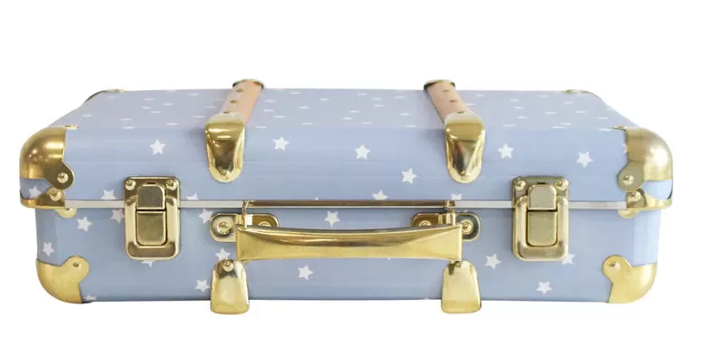 Mini Vintage Case - Blue Stars