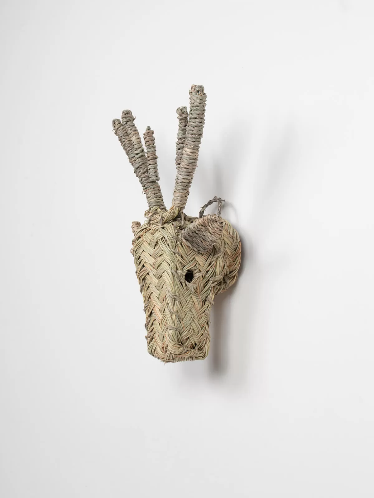 Mini Woven Animal Head, Stag