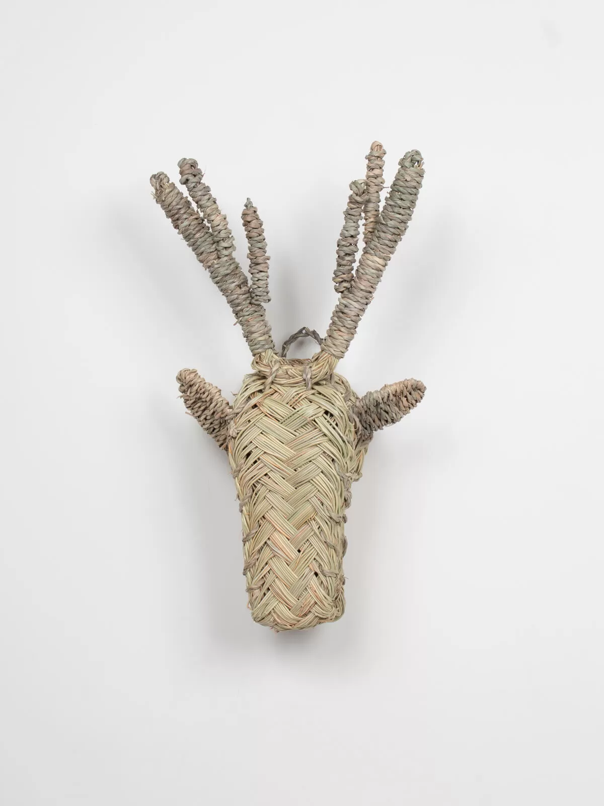 Mini Woven Animal Head, Stag