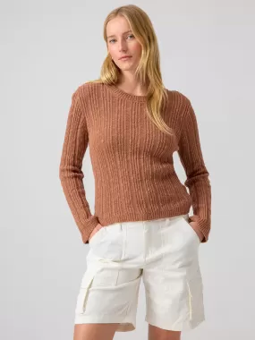 Monday Blooms Sweater Mocha Mousse