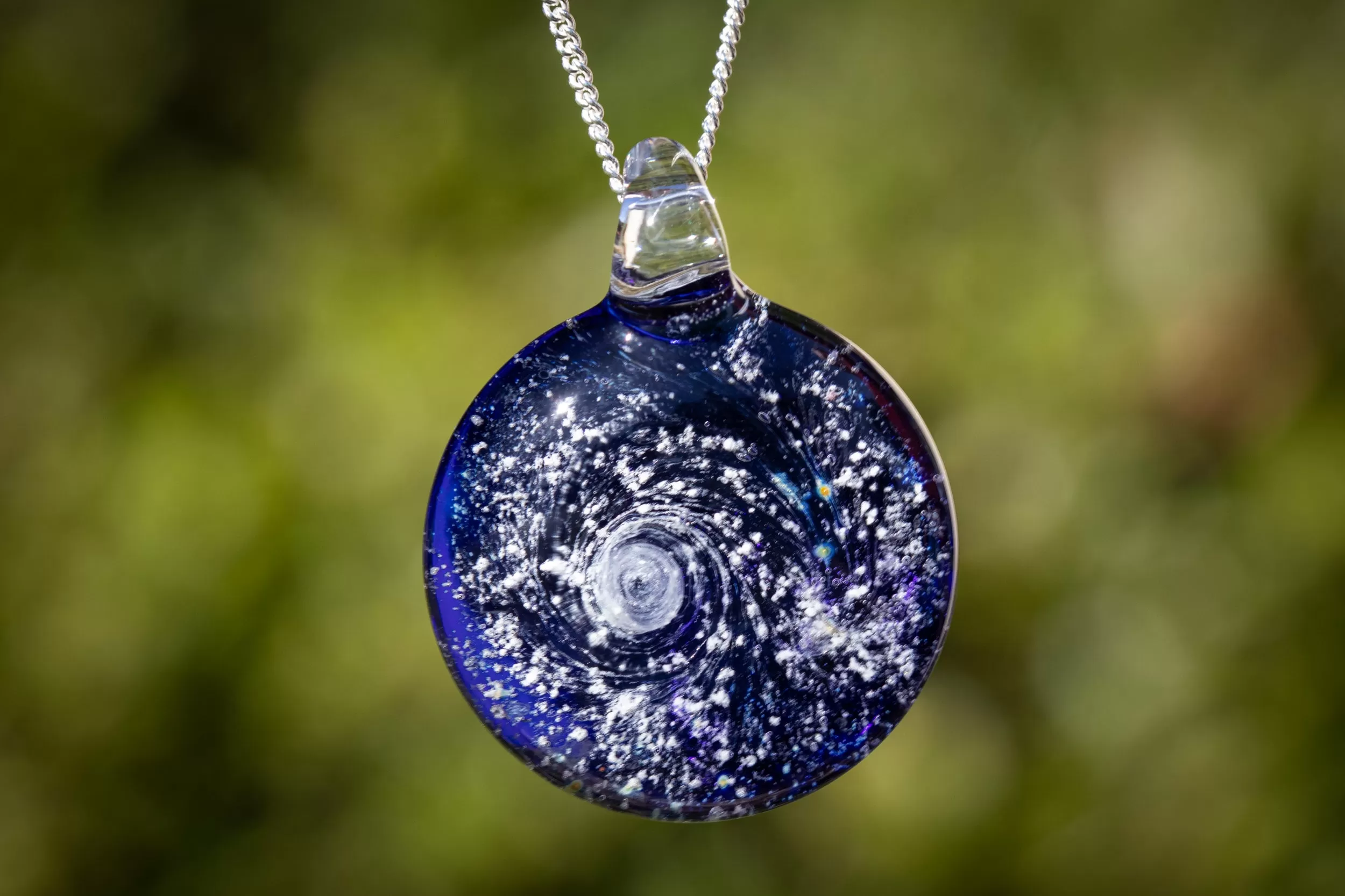 Nightswirl Pendant with Ash