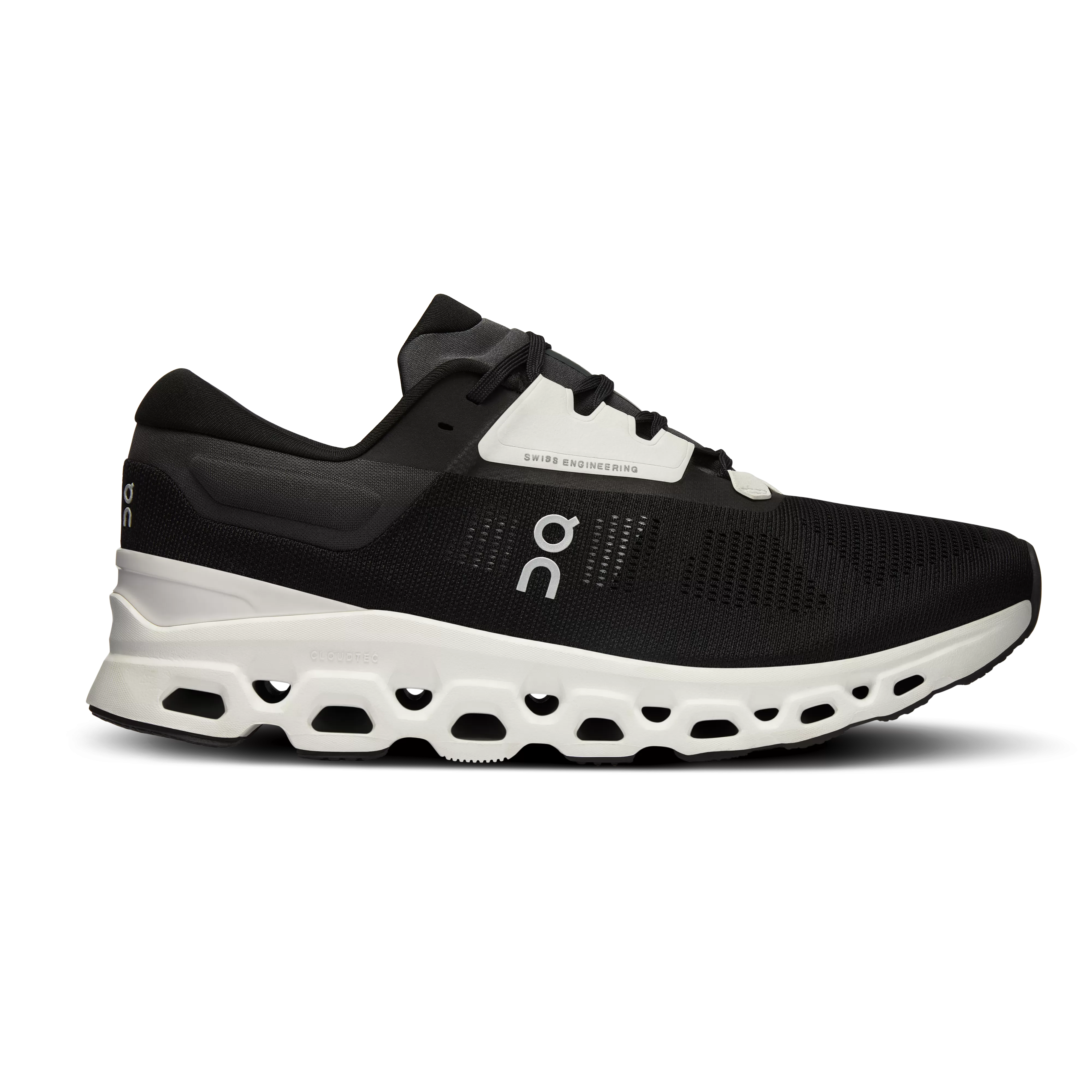 On Running Men's Cloudstratus 3 Shoes - Black / Frost