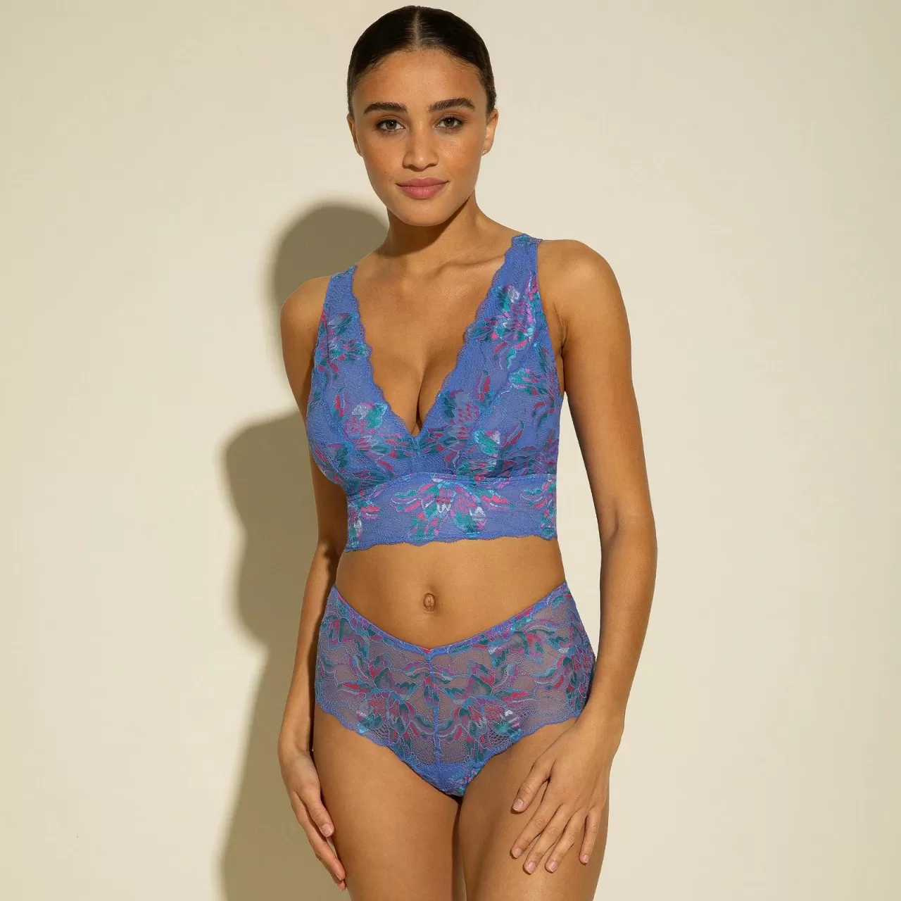 Paradiso Curvy Bralette in Portofino Blue