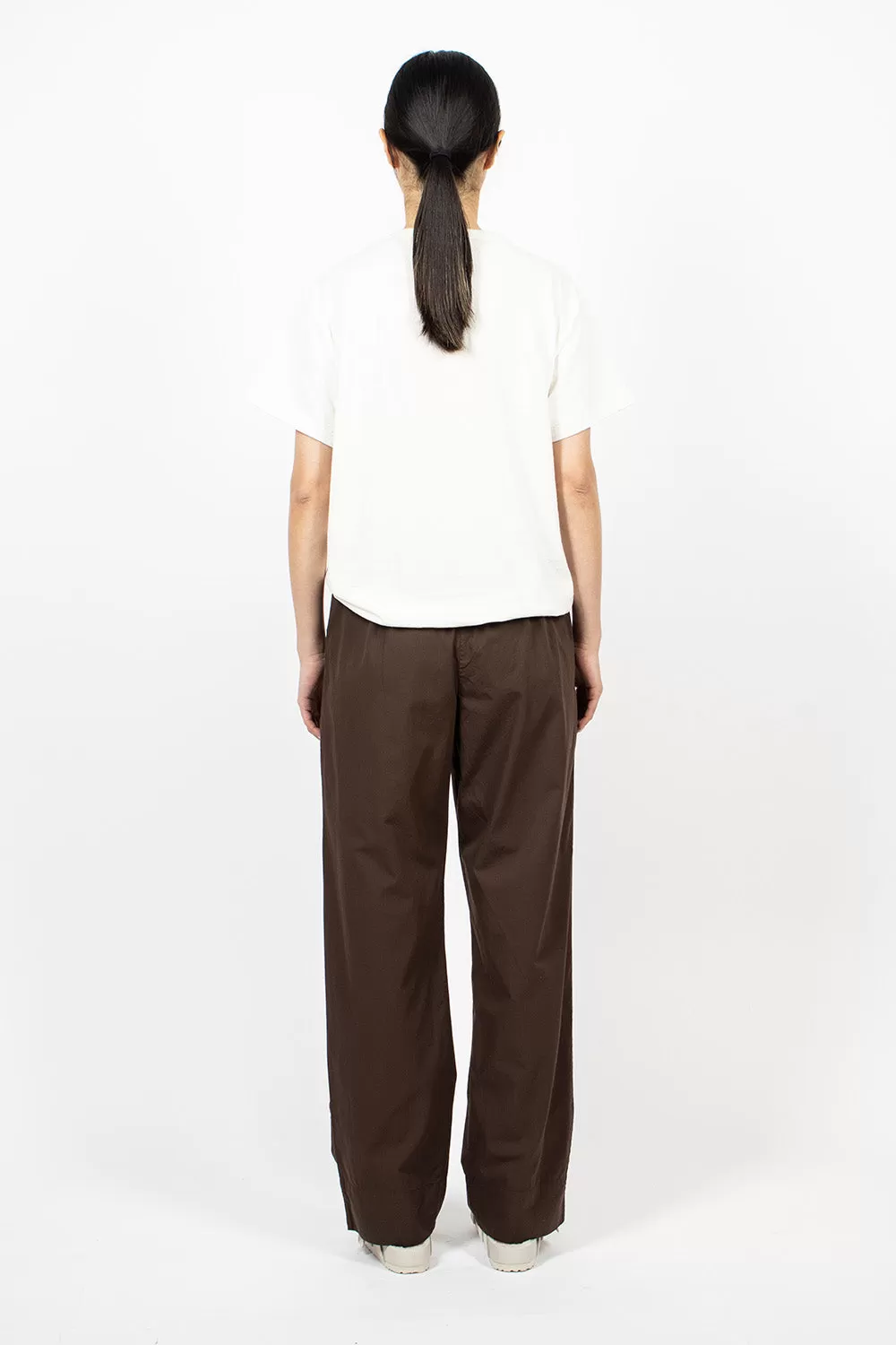 Poplin Pyjama Pants Coffee