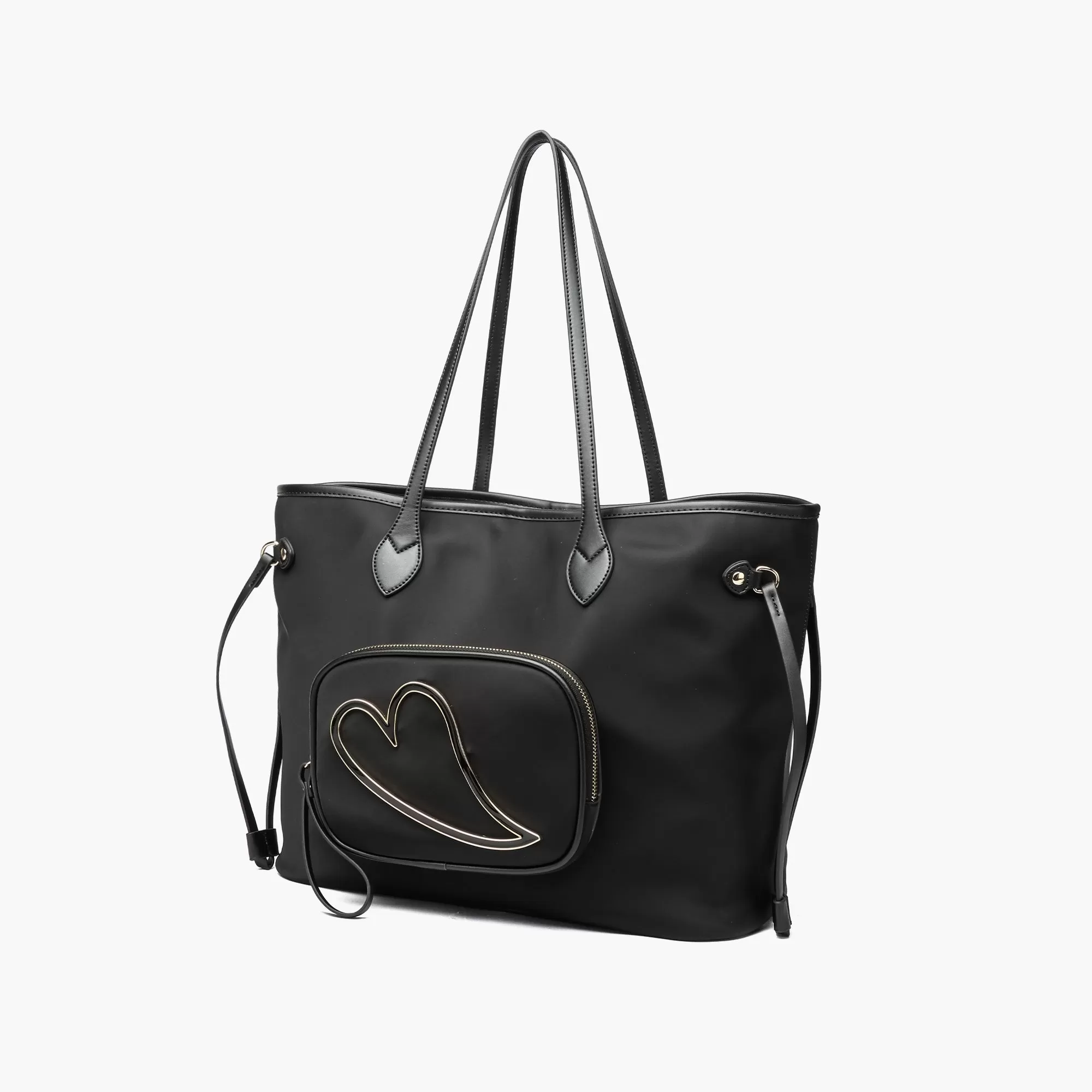 Power Heart Shopper Tote Bag