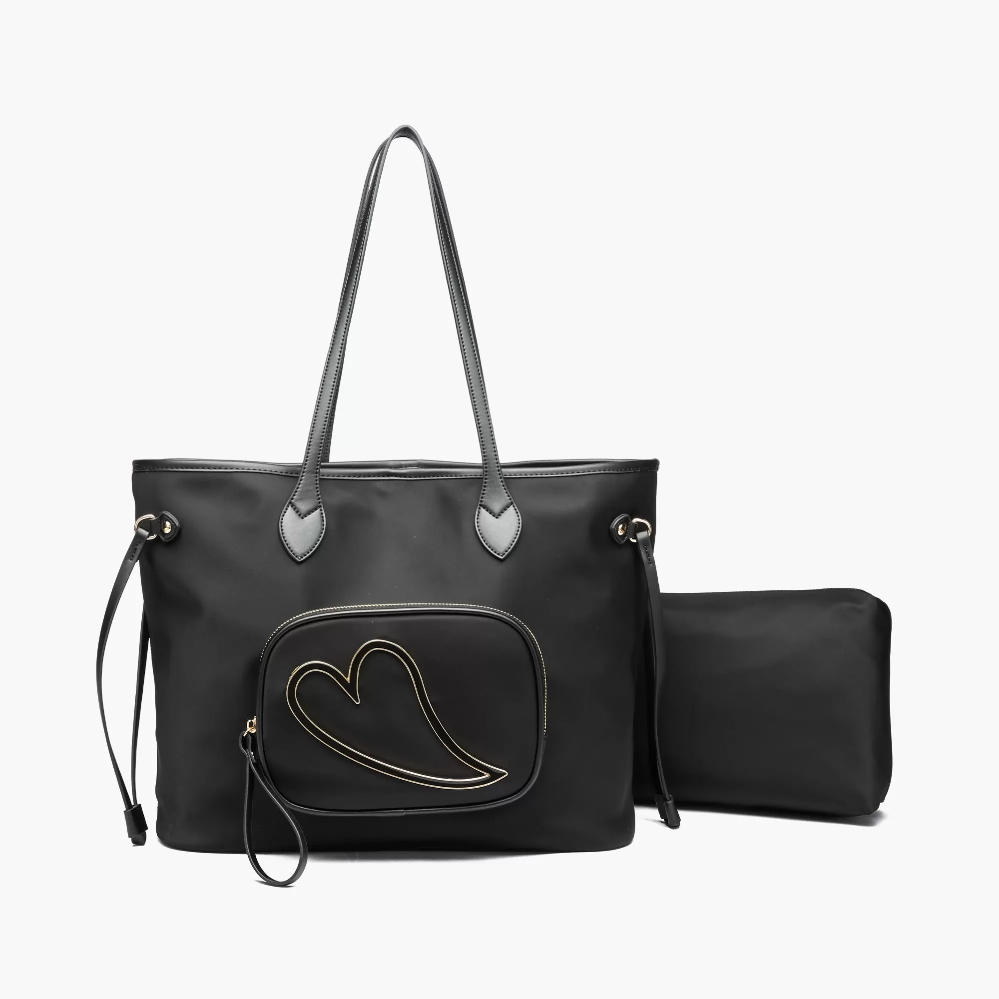 Power Heart Shopper Tote Bag