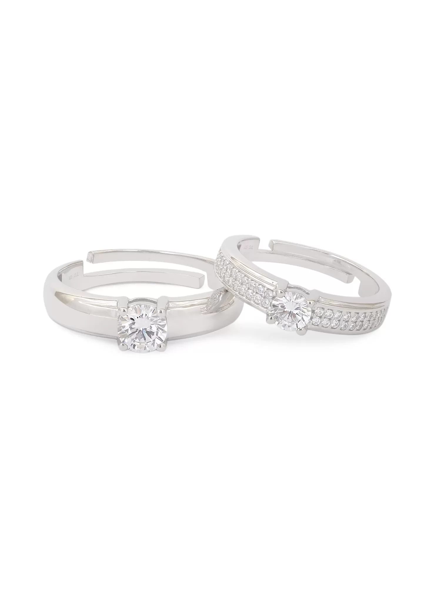 Promise Couple Band Rings