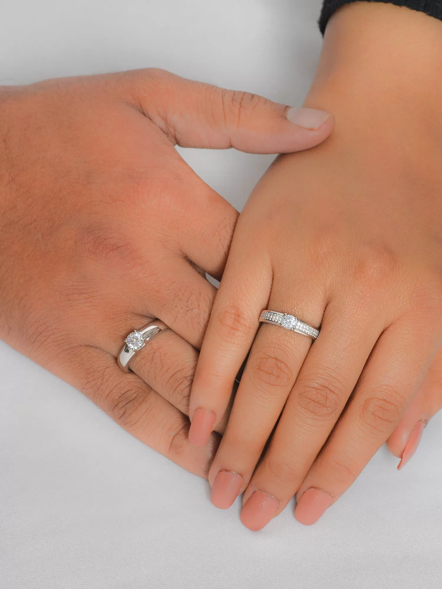 Promise Couple Band Rings