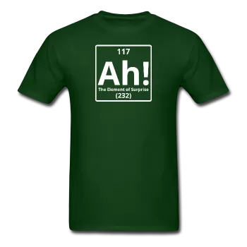 "Ah! The Element of Surprise" - Men's T-Shirt