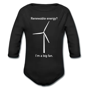 "I'm a Big Fan" - Baby Long Sleeve One Piece