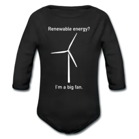 "I'm a Big Fan" - Baby Long Sleeve One Piece