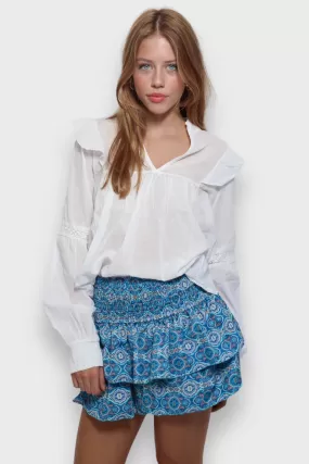 "Tulum" skirt blue