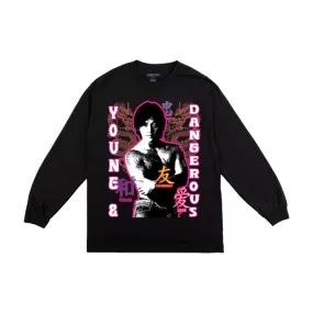 RAW EMOTIONS YOUNG N DANGEROUS  LS TEE-BLACK